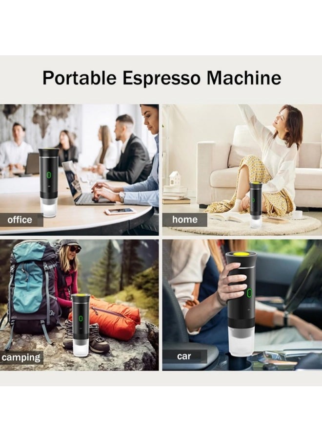 Generic - Portable Espresso Machine Electric Coffee Machine Coffee Machine Wireless Wires Film Film Machine Espresso Machine 60 ml for ground coffee capsules - Image 1