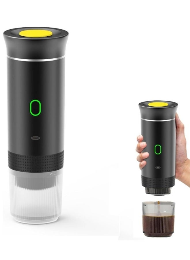 Generic - Portable Espresso Machine Electric Coffee Machine Coffee Machine Wireless Wires Film Film Machine Espresso Machine 60 ml for ground coffee capsules - Image 1