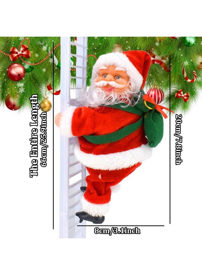 fizzytech Plastic Santa Clause Ladder Musical Show Up & Down, (3.45 Inches, Assorted) - Image 2
