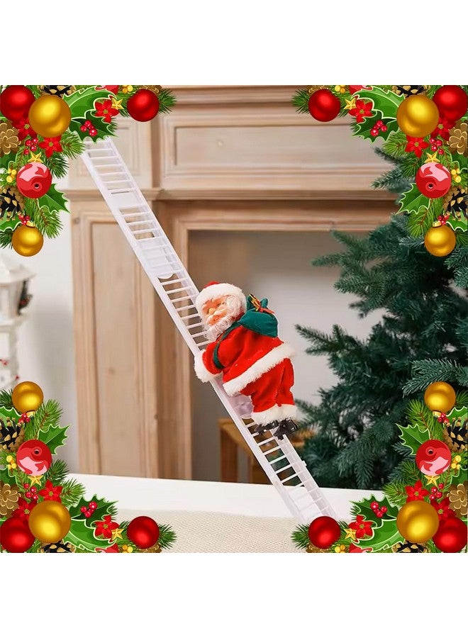 fizzytech Plastic Santa Clause Ladder Musical Show Up & Down, (3.45 Inches, Assorted) - Image 1
