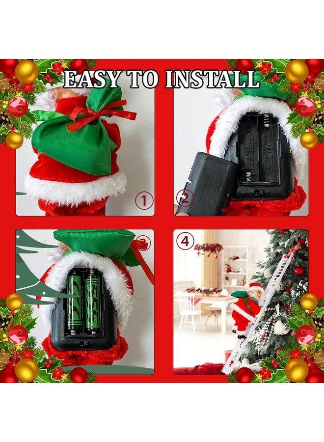fizzytech Plastic Santa Clause Ladder Musical Show Up & Down, (3.45 Inches, Assorted) - Image 4