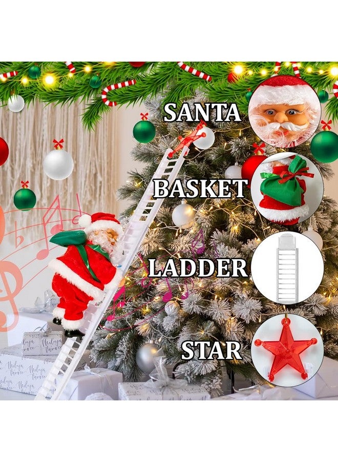 fizzytech Plastic Santa Clause Ladder Musical Show Up & Down, (3.45 Inches, Assorted) - Image 3