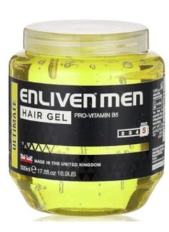 ENLIVEN Ultimate Hair Gel Pro Vitamin B5 Hold 5,yellow ,500ml  - Image 1