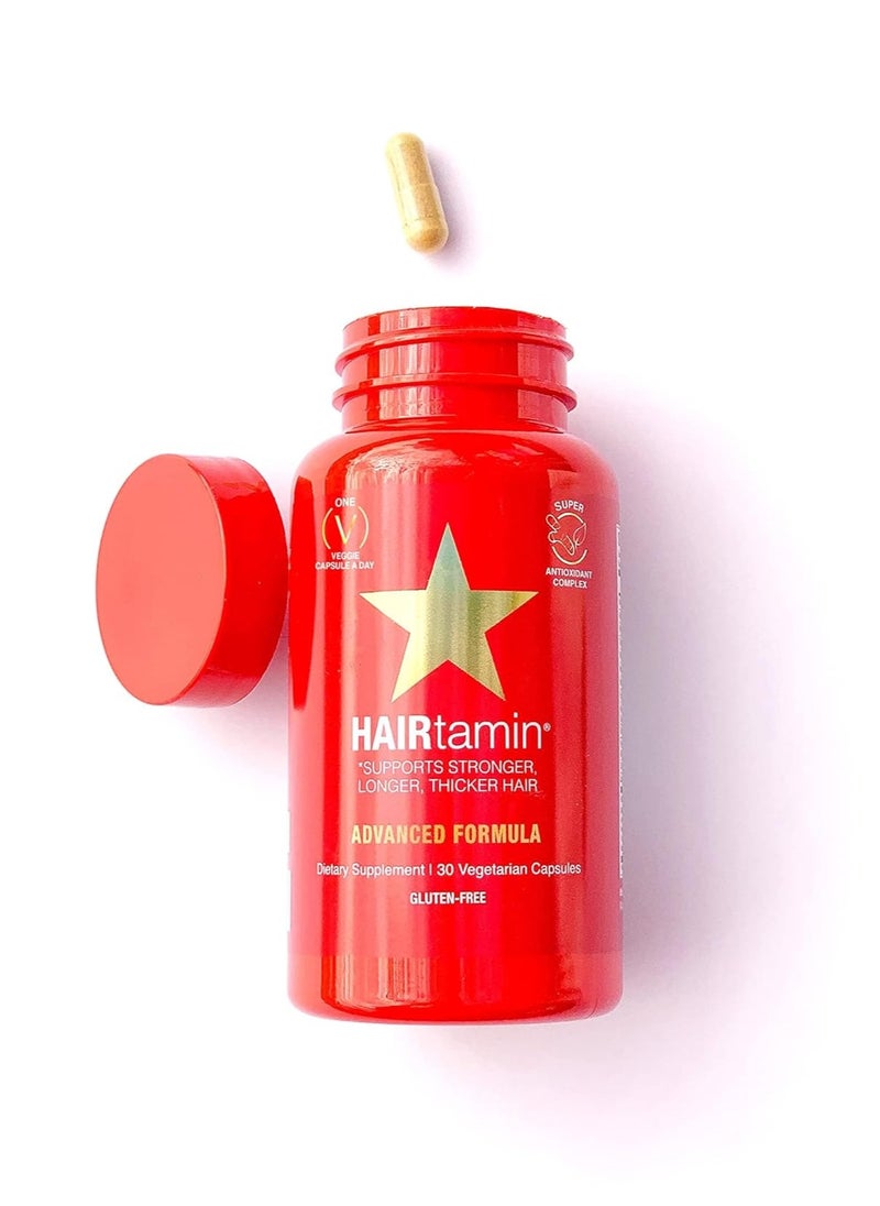 HAIRTAMIN - Gluten-Free Hair Growth Biotin Vitamins Capsules Pack Of 3 - Image 1
