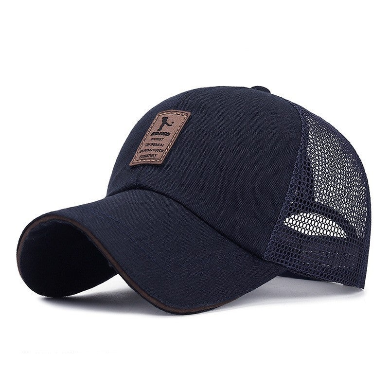Summer Casual Breathable Sunshade Baseball Cap for Men Khaki - Image 3