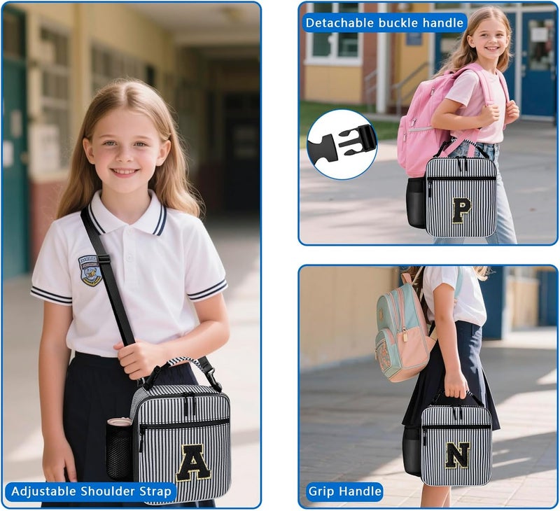 CLOUDWINGS Insulated Lunch Bag(A,Black) - Image 2