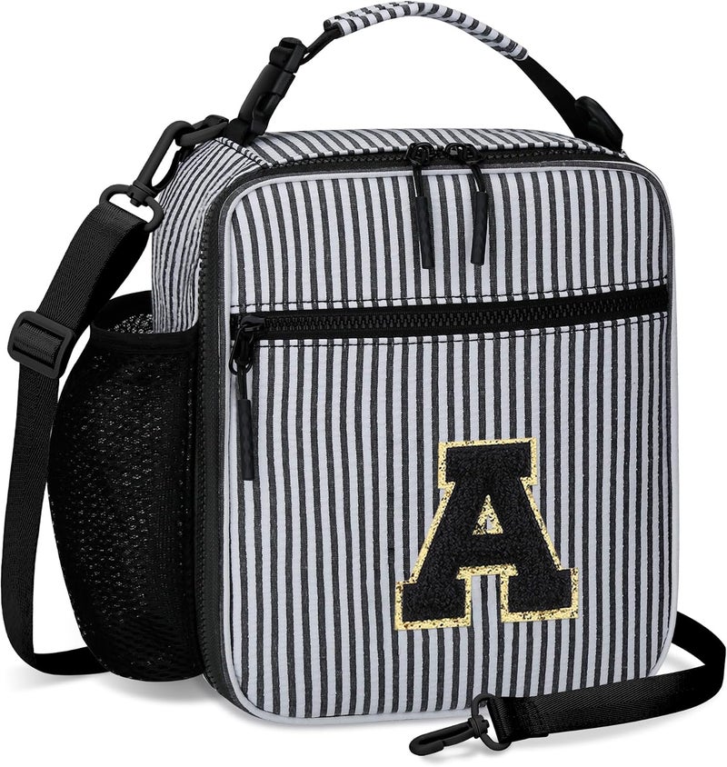 CLOUDWINGS Insulated Lunch Bag(A,Black) - Image 1