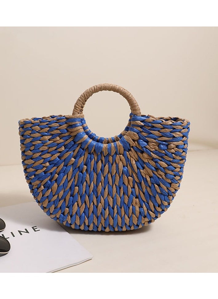 KUYING - New Rattan Woven Handbag For Women - Image 1
