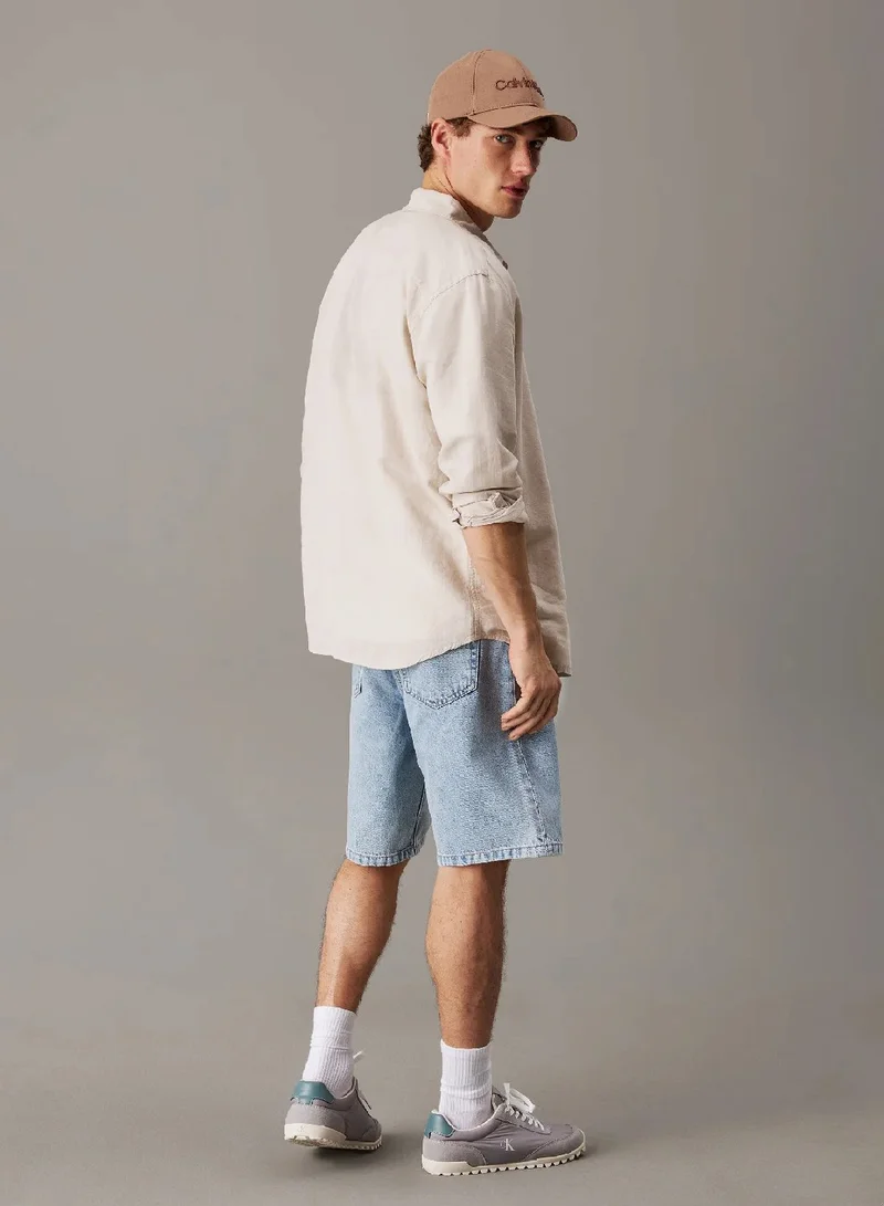 CALVIN KLEIN Linen Cotton Shirt