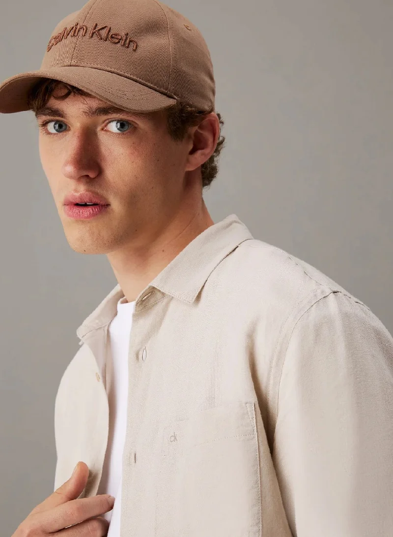 CALVIN KLEIN Linen Cotton Shirt