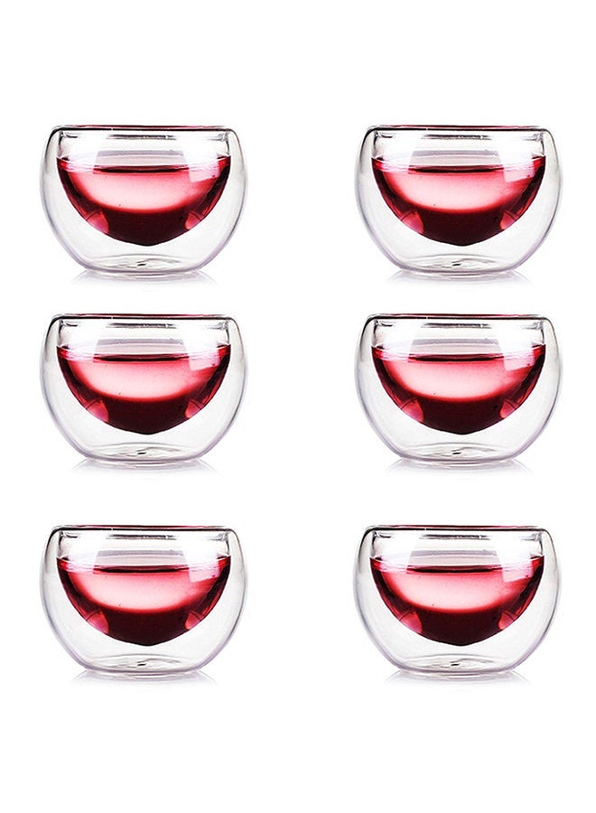 9-Piece Tea Set With Burner Clear 600ml - Image 5