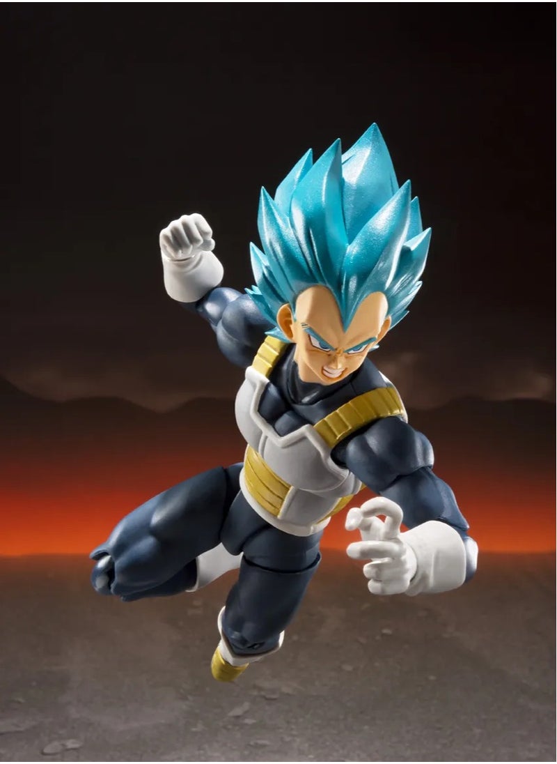 Bandai - Dragon Ball Super S.H. Figuarts Super Saiyan Blue Vegeta – 15th Anniversary Edition - Image 1