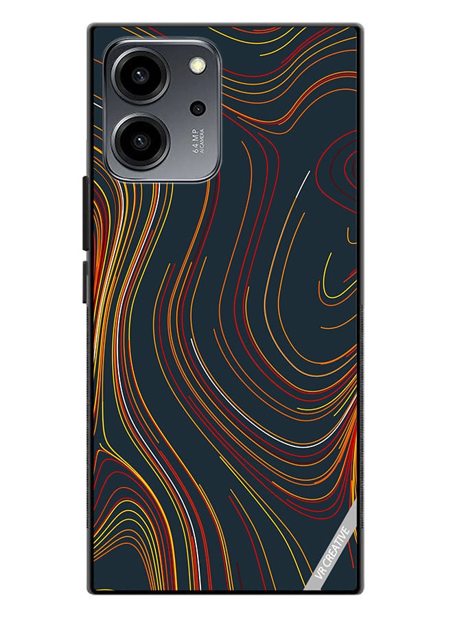 VR CREATIVE Protective Case Cover For Honor 80 SE Layers Design Multicolour - Image 1