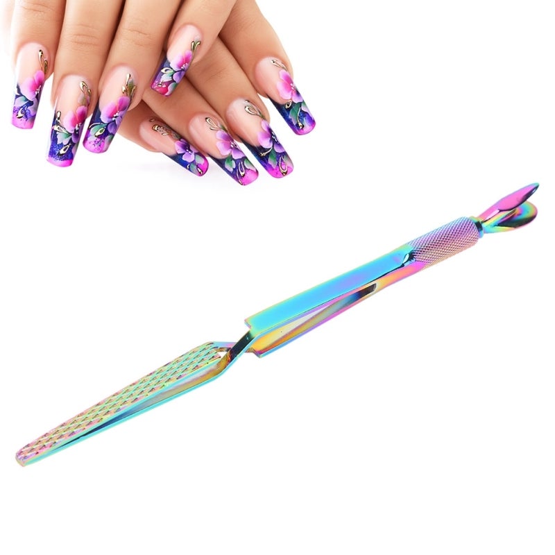 Stainless Steel Multi Function Nail Curve Pinching Tool Nail Extension Shaping Tool - Image 5