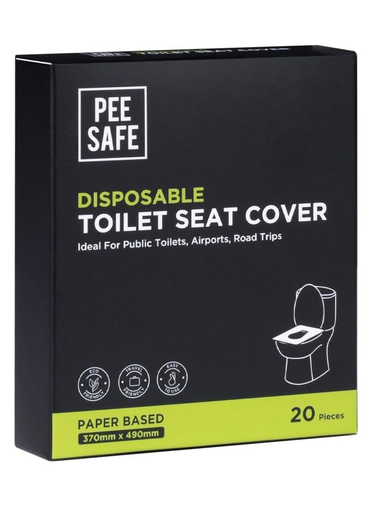 Pee Safe Disposable Toilet Seat Cover 20pieces - Image 1