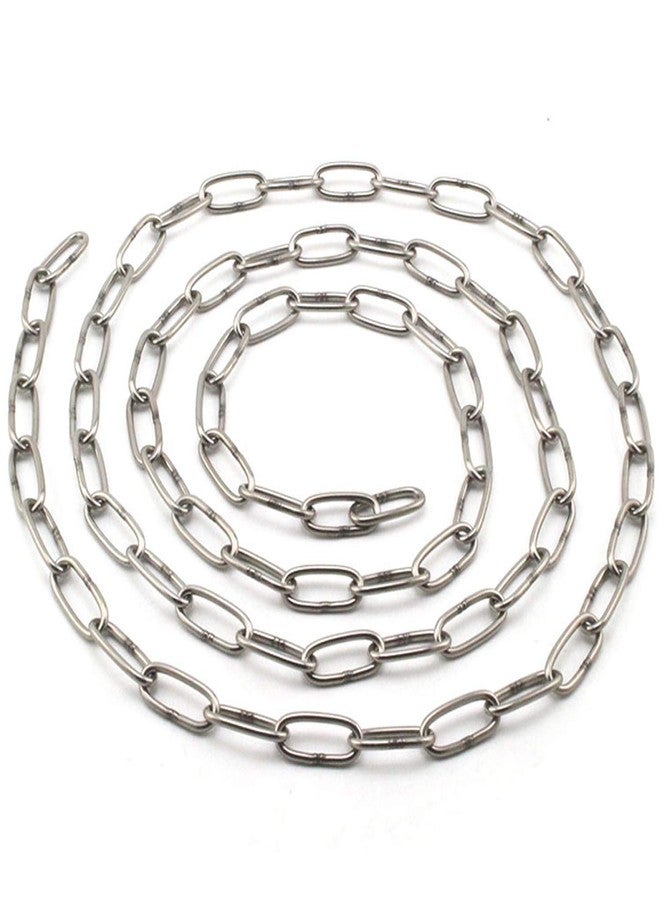 Metown Stainless Steel 304 Chain,Metown Stainless Steel Coil Chain 5m Length 2mm(5/64 inch) Thickness,Perfect for Anchor Chain, Pet Dog Chain, Camping, Clothes Hanging(2mm, 5) - Image 1