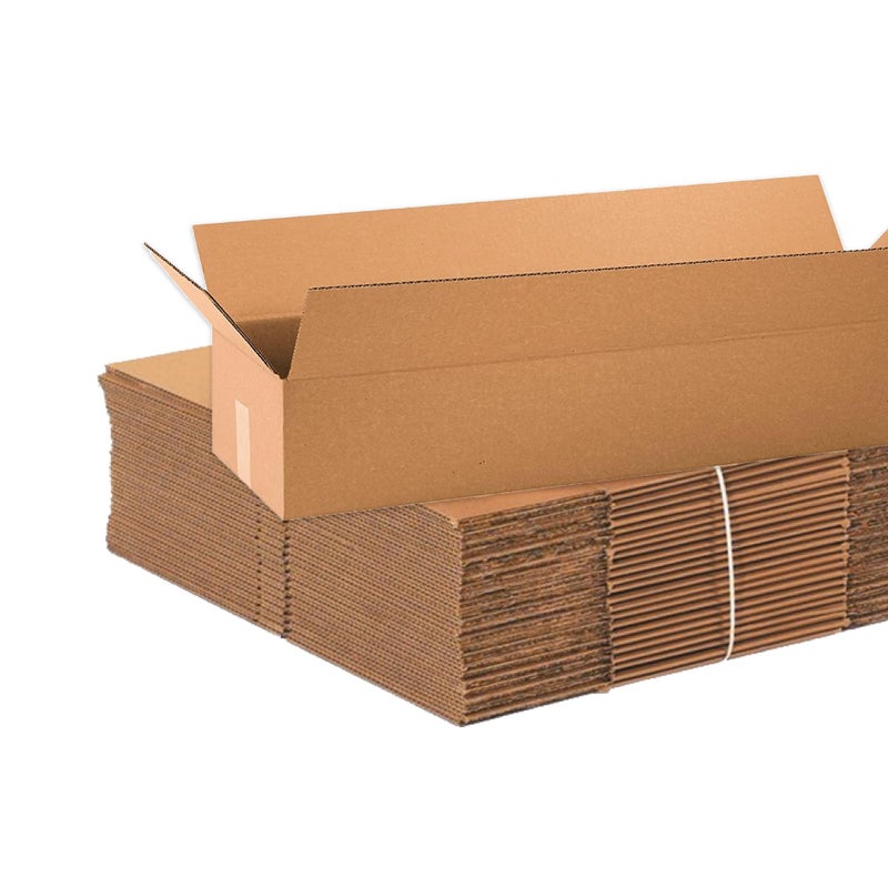 BOX USA Shipping Boxes 34"L x 10"W x 6"H 10-Pack Long Corrugated Boxes for Moving, Shipping, Mailing, Packing, Packaging and Storage - Image 1