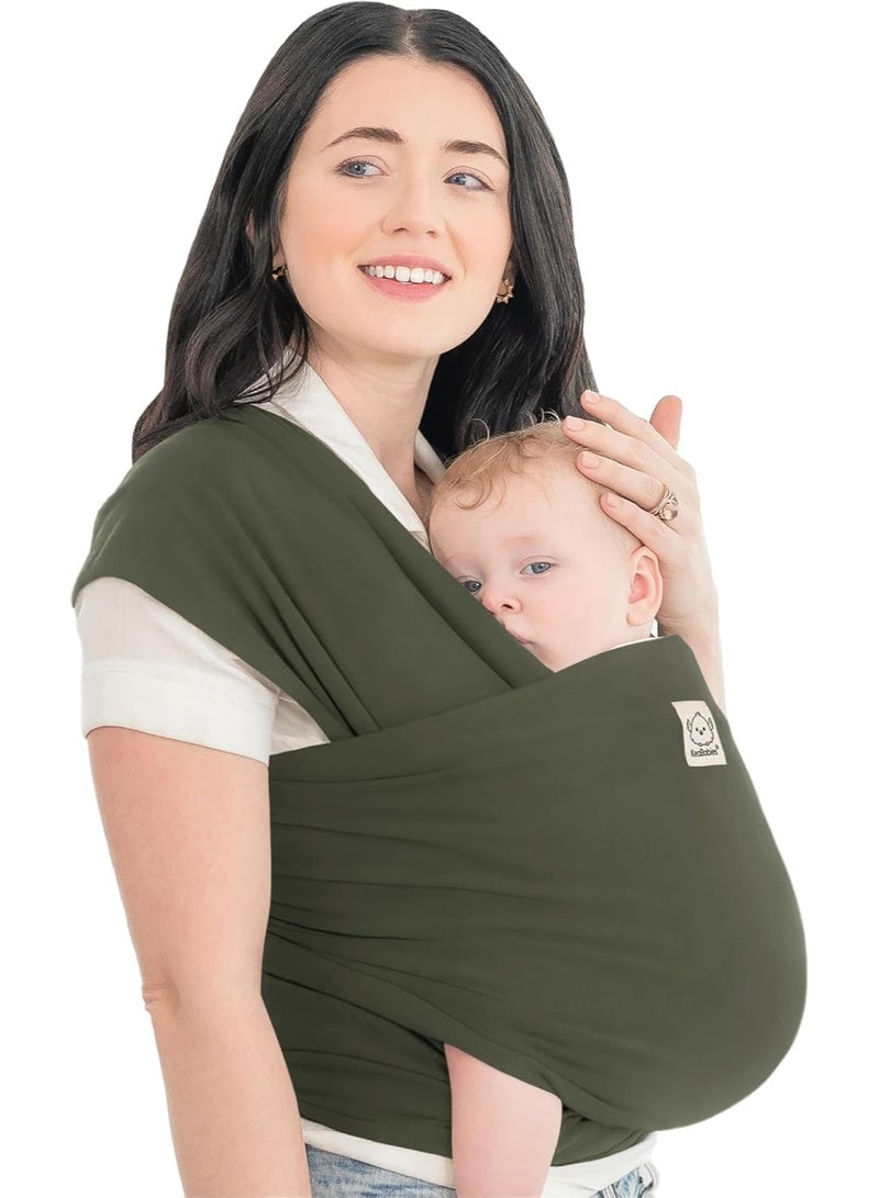 كيابيبيز حاملة الأطفال KeaBabies - حاملة أطفال أصلية متعددة الاستخدامات، قابلة للتهوية، خفيفة الوزن، تتيح حرية استخدام اليدين، حاملة أطفال ملفوفة، حوامل أطفال للمواليد الجدد والرضع، حاملة أطفال ملفوفة (لون الغابة) - Image 1