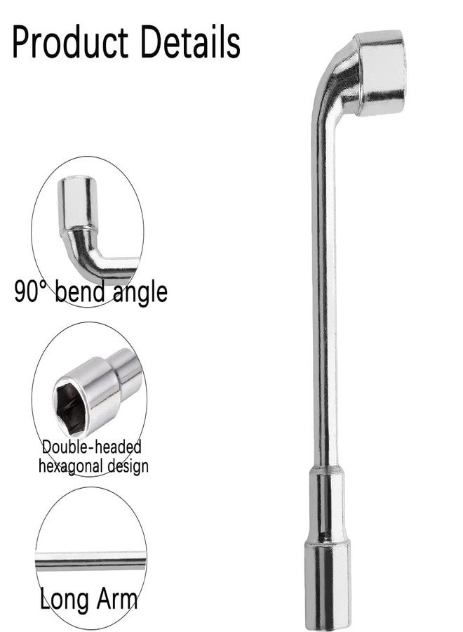 اتول مارت مفتاح ربط سداسي مفتوح بزاوية على شكل حرف L مقاس 15 مم متري من Utoolmart، 6 نقاط، بلمسة نهائية غير لامعة - Image 3