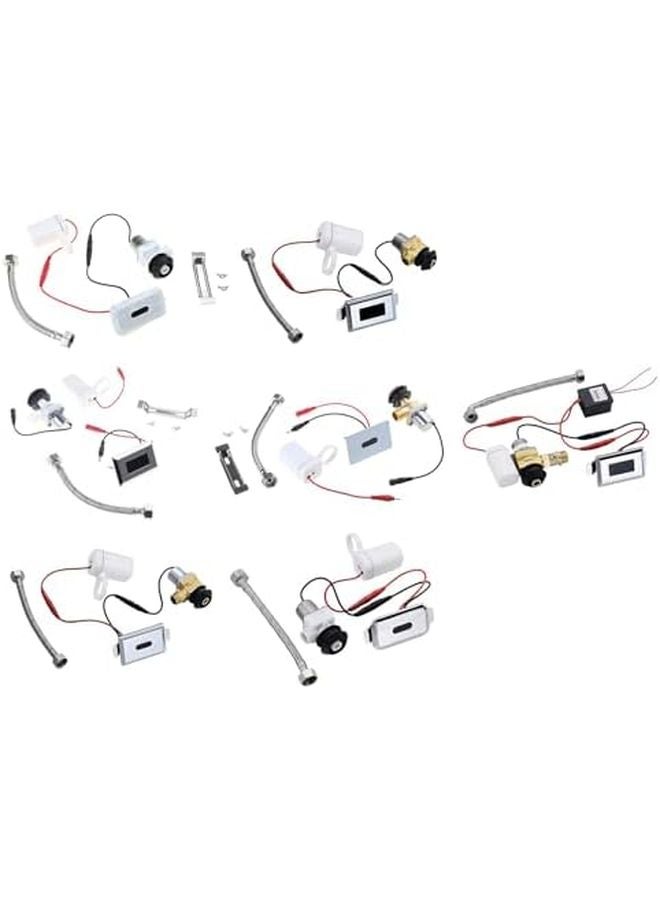 Package 7 Touchless Urinal Flush Valve Solenoid Sensor Flushing Device - Image 5