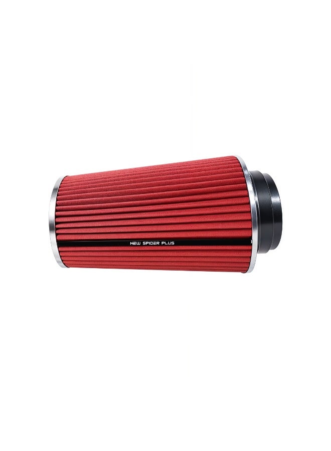 سبايدر فلتر هواء مخروطي عالي الأداء 9732 - فلتر سحب عالمي مع وسائط قابلة للغسل وإعادة الاستخدام، تدفق هواء متزايد، تسارع أفضل، يناسب مدخل 3/3.5/4 بوصة - Image 5