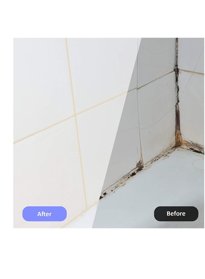 6 Pieces Tile Pen Wall Grout Restorer Pen Repair Marker Grout Filler Pen for Restoring Tile Grout Wall Floor Bathrooms and Kitchen (Beige)  - Image 3