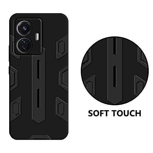VIDO Shockproof Armor Back Case Cover for iQOO Z6 44W / Vivo T1 44W - Image 3