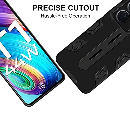 VIDO Shockproof Armor Back Case Cover for iQOO Z6 44W / Vivo T1 44W - Image 4