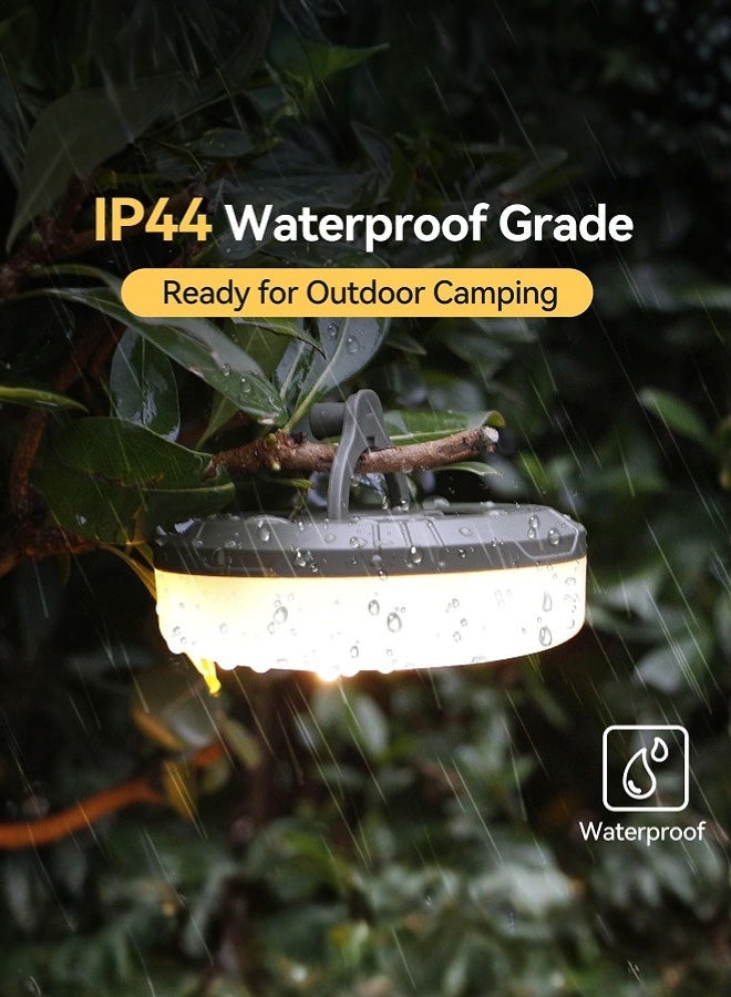 Tersely 10M/33FT Camping String Lights for Indoors Outdoors 2-in-1 Roll Up Camping Fairy Lights Rechargeable Waterproof LED Lights for Decorative,Camping,Party Festival (Warm White) - Image 2