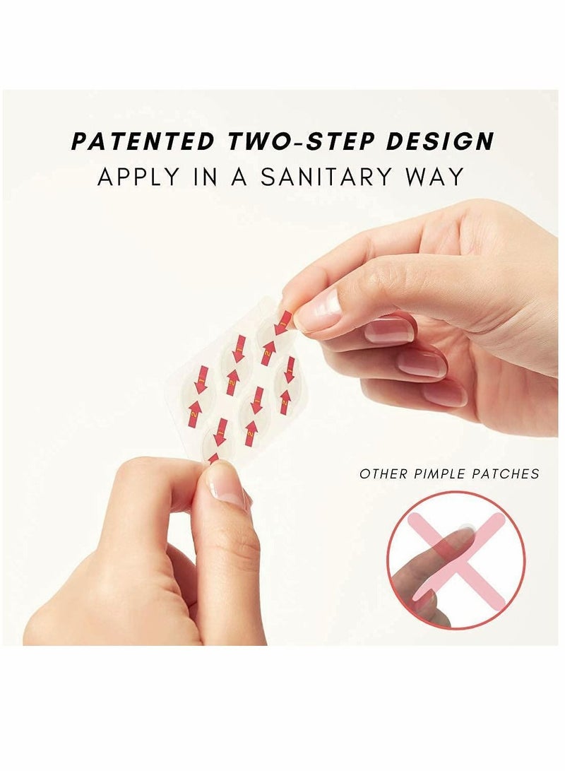 SYOSI Hydrocolloid Pimple Patch 48 Stickers Acne Patches Blemish Patches Hydrocolloid Artificial Skin Concealer Repair Patch Can be Applied With Makeup To Clear Acne Marks Flesh Color - Image 4