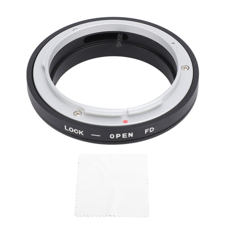 EOS FD Lens Mount Adapter Aluminum Alloy - Manual Focus Converter Ring for FD to EF Mount Camera - for 5DS 6D 7D 760D 750D - Image 1