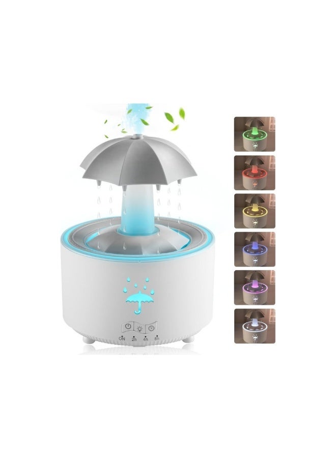 أكاليكس مرطب هواء على شكل مظلة V88 مع تأثير المطر ونشر الروائح - Image 1