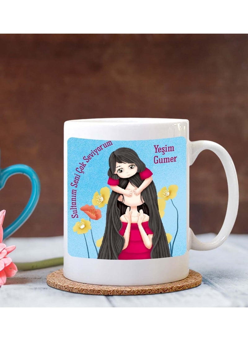 Hediye Zengini - Gift Rich Personalized Sultan I Love You So Much Themed White Mug - Image 1
