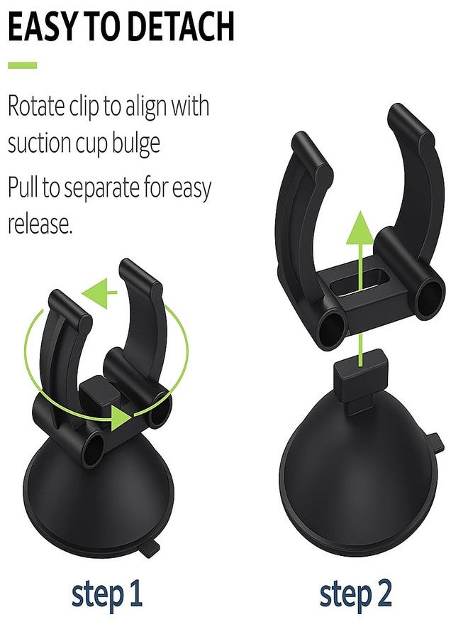 VAYINATO® Aquarium Heater & Light Suction Cups - Strong Plastic Sucker Clamps for Fish Tank Equipment (Pack of 2) by Petzlifeworld - Image 3