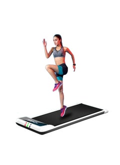 Fitness Walking Machine 2 in 1 Ultra Thin Smart Treadmill, white