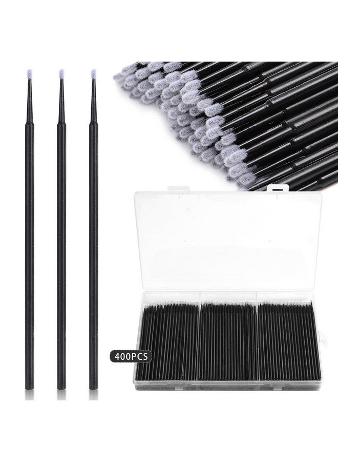 JASSINS Micro Applicator Brushes,Jassins Microswabs For Eyelash Extensions,Disposable 2Mm Precision Mascara Swab,For Cleaning And Applying Makeup (Black) - Image 1