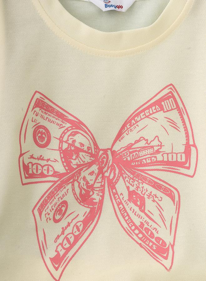 babyqlo Comfy Bow Print Loungewear - Image 4