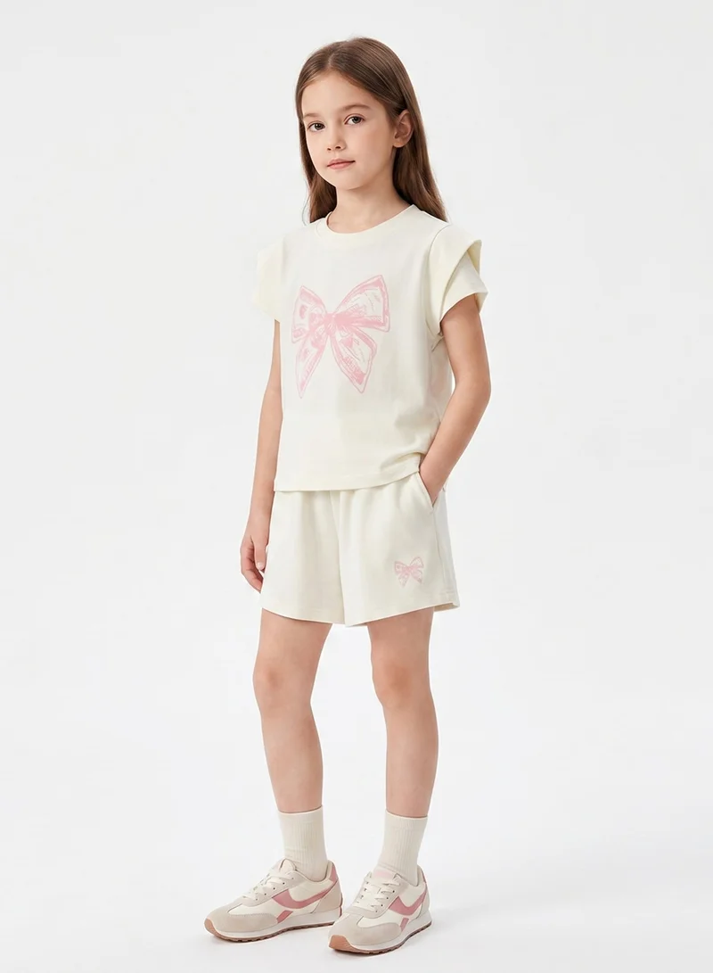 babyqlo Comfy Bow Print Loungewear