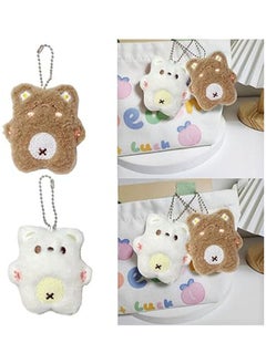 General Bear Keychain Cute Keyring Simple Cell Phone Anti-lost Lanyard Ornament Perfect Gift for Friend Family Couple  - Image 2