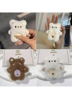 General Bear Keychain Cute Keyring Simple Cell Phone Anti-lost Lanyard Ornament Perfect Gift for Friend Family Couple  - Image 3
