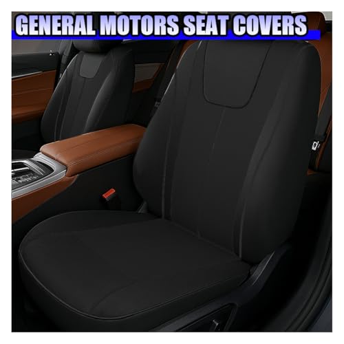 YoRise 2PCS Car Seat Covers, Comfortable Breathable Front Seat Covers, Highly Elastic Automotive Seat Protector Cover Accessories for RV, SUV, Truck, Sedan (Black) - Image 3