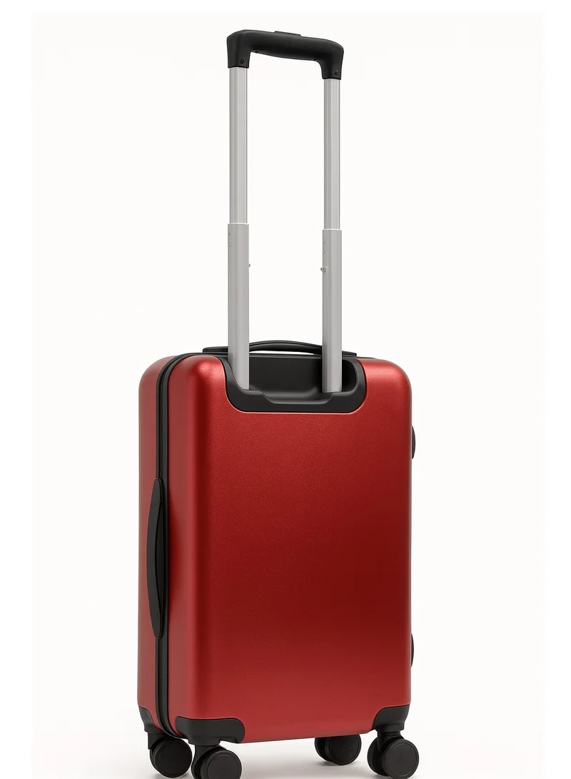 MNUK MANCHESTER 20inch Luggage bag| Polycarbonates & ABS Hardside Luggage Trolley with TSA Lock| Double 360Â° 4 Wheeler| Cabin-20 Inch|Wine Red