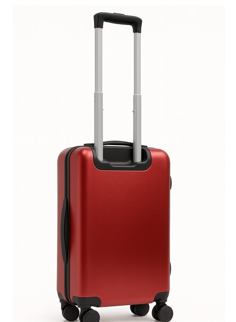 MNUK MANCHESTER 20inch Luggage bag| Polycarbonates & ABS Hardside Luggage Trolley with TSA Lock| Double 360Â° 4 Wheeler| Cabin-20 Inch|Wine Red - Image 2