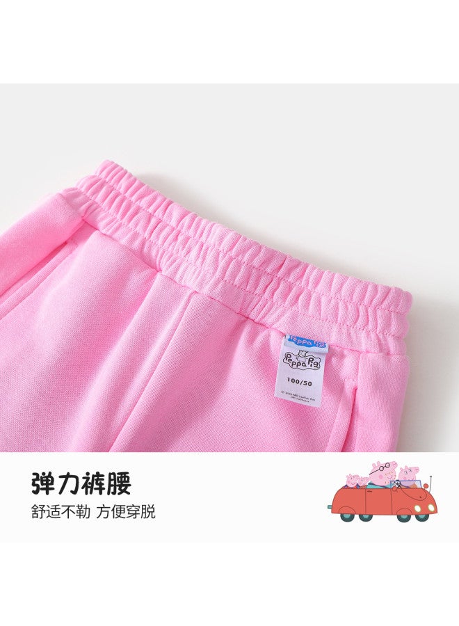peppa Pig Spring Kids' Comfort Windproof Jogger Pants - Image 5