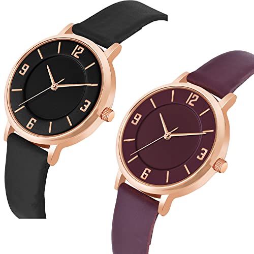 CLOUDWOOD Multicolor Special Super Quality Analog Watches Combo Look Like Preety for Girls and Womne Pack of - 2 (MT391-394) - Image 2