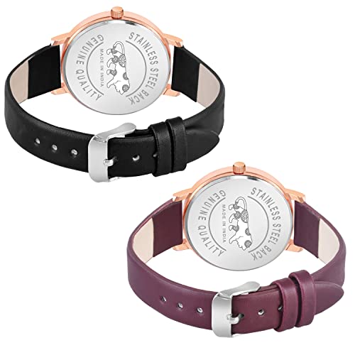CLOUDWOOD Multicolor Special Super Quality Analog Watches Combo Look Like Preety for Girls and Womne Pack of - 2 (MT391-394) - Image 3