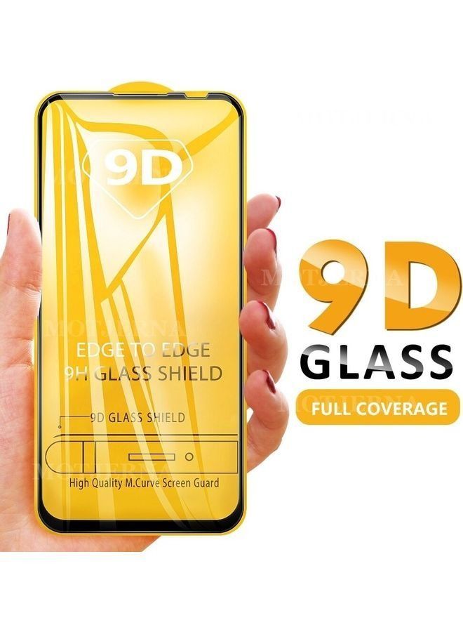 لاصقة حماية الشاشة من الزجاج المقوى 9D لهاتف هواوي نوفا 7i أسود / شفاف - Image 3