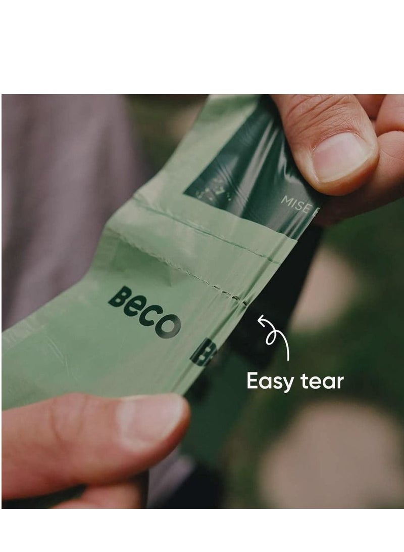 Beco Mint Scented Strong And Large Waste Bags 120Pc (8X15Rolls) Dispenser Compatible - Image 4