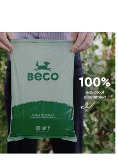 BECO Beco Mint Scented Strong And Large Waste Bags 120Pc (8X15Rolls) Dispenser Compatible  - Image 2