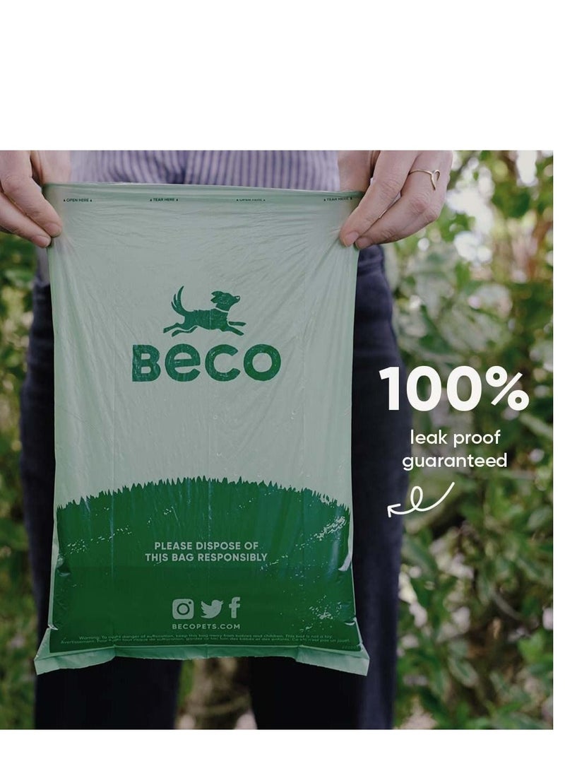 Beco Mint Scented Strong And Large Waste Bags 120Pc (8X15Rolls) Dispenser Compatible - Image 2